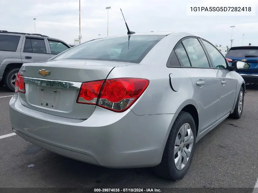 2013 Chevrolet Cruze Ls Auto VIN: 1G1PA5SG5D7282418 Lot: 39874035