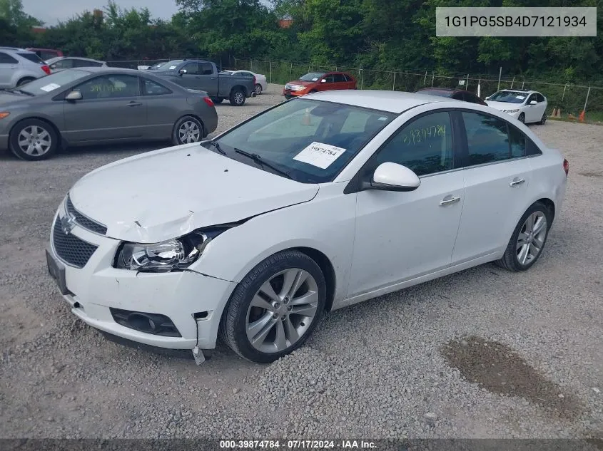 1G1PG5SB4D7121934 2013 Chevrolet Cruze Ltz