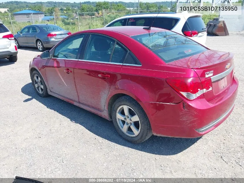 1G1PC5SB1D7135950 2013 Chevrolet Cruze 1Lt Auto