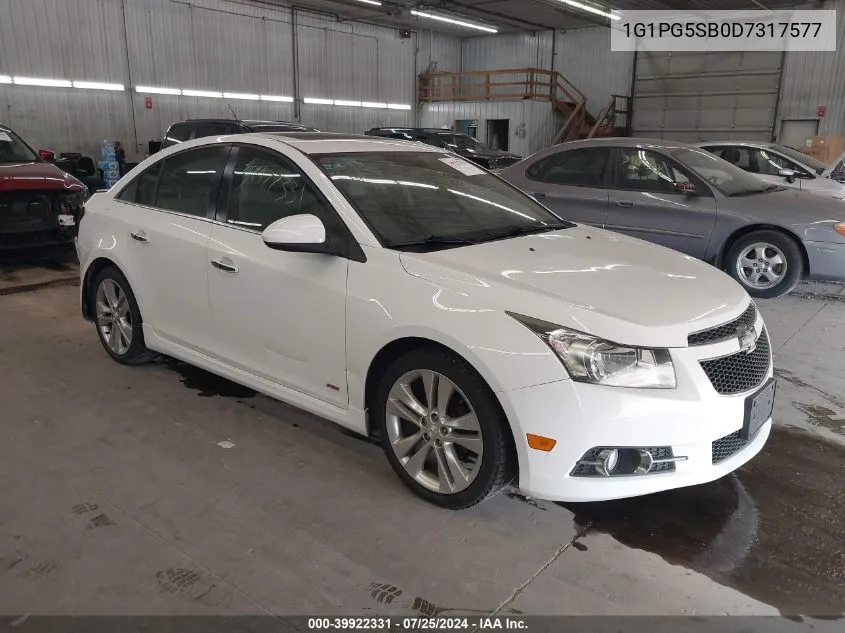 1G1PG5SB0D7317577 2013 Chevrolet Cruze Ltz