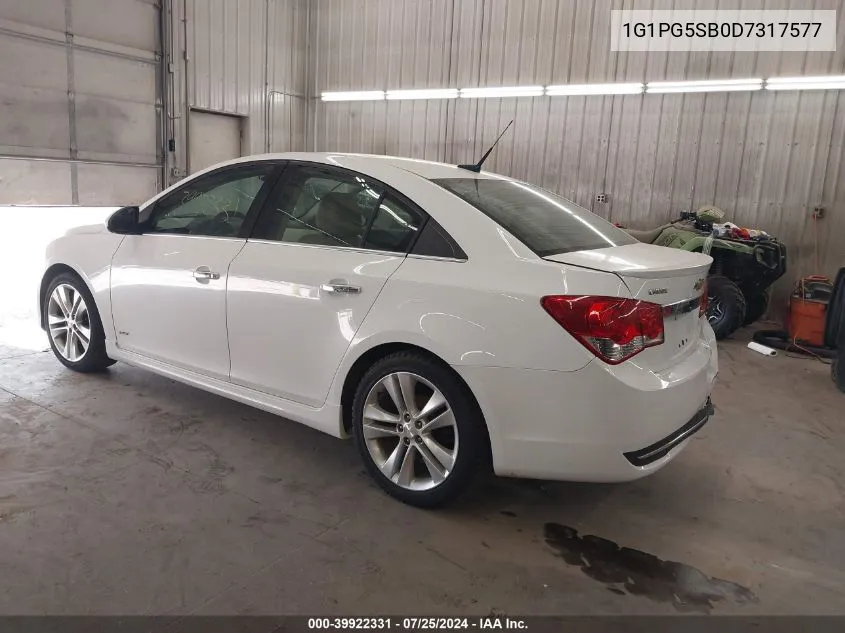 1G1PG5SB0D7317577 2013 Chevrolet Cruze Ltz