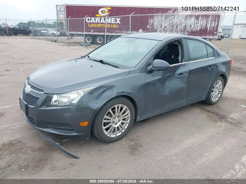 1G1PH5SB5D7142241 2013 Chevrolet Cruze Eco Auto