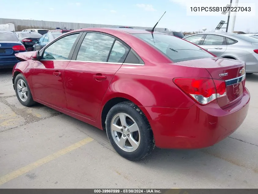 2013 Chevrolet Cruze 1Lt Auto VIN: 1G1PC5SB1D7227043 Lot: 39967599