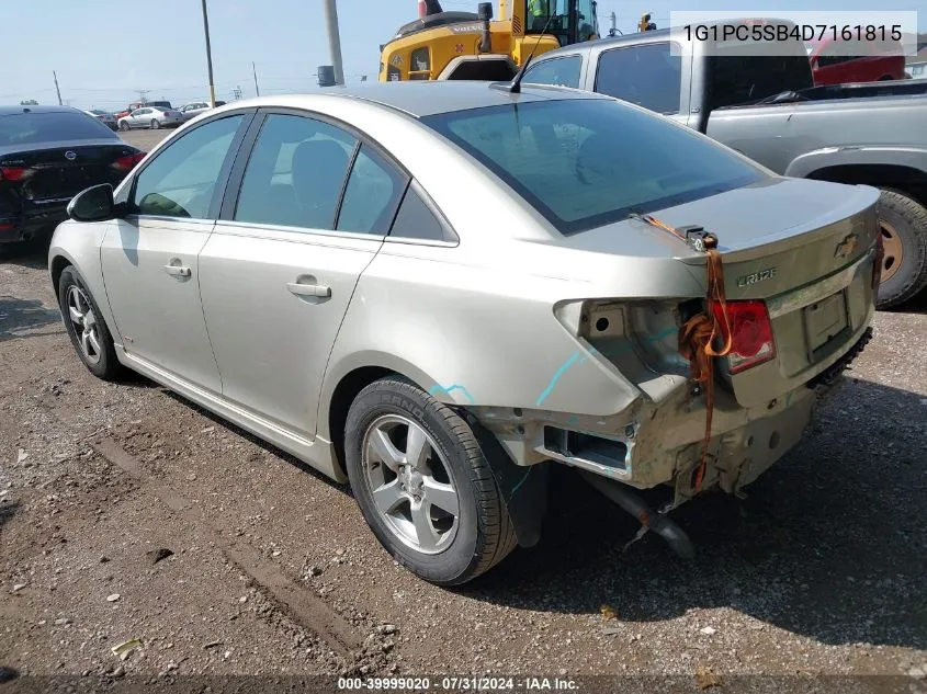 2013 Chevrolet Cruze 1Lt Auto VIN: 1G1PC5SB4D7161815 Lot: 39999020