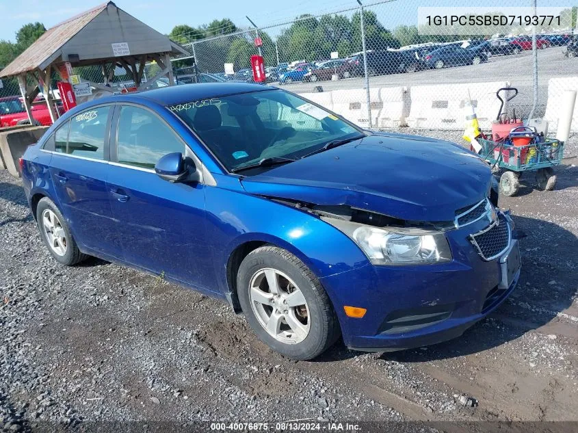 1G1PC5SB5D7193771 2013 Chevrolet Cruze 1Lt Auto