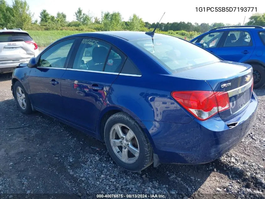 1G1PC5SB5D7193771 2013 Chevrolet Cruze 1Lt Auto