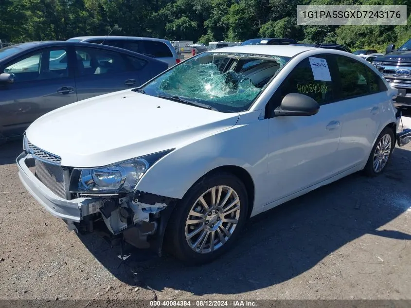 2013 Chevrolet Cruze Ls Auto VIN: 1G1PA5SGXD7243176 Lot: 40084384