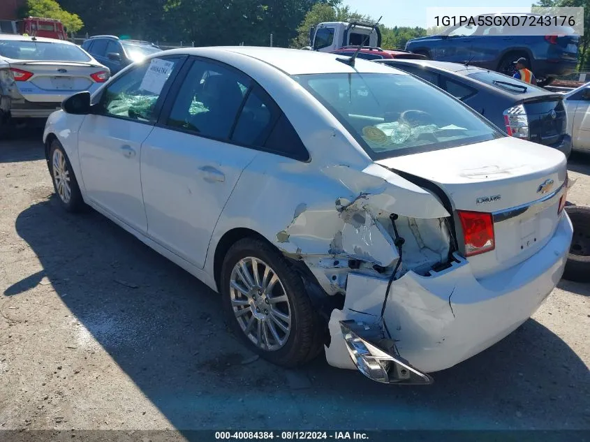 2013 Chevrolet Cruze Ls Auto VIN: 1G1PA5SGXD7243176 Lot: 40084384