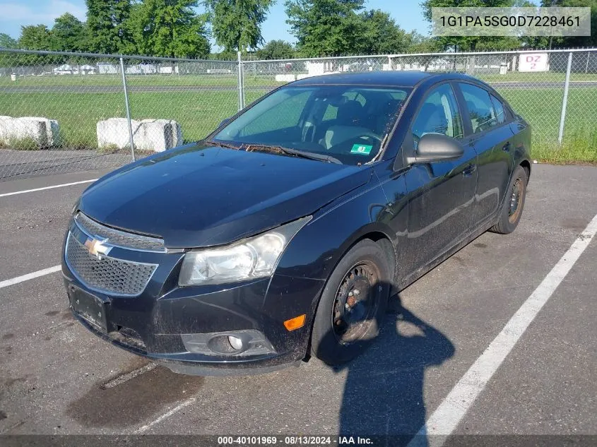 2013 Chevrolet Cruze Ls Auto VIN: 1G1PA5SG0D7228461 Lot: 40101969