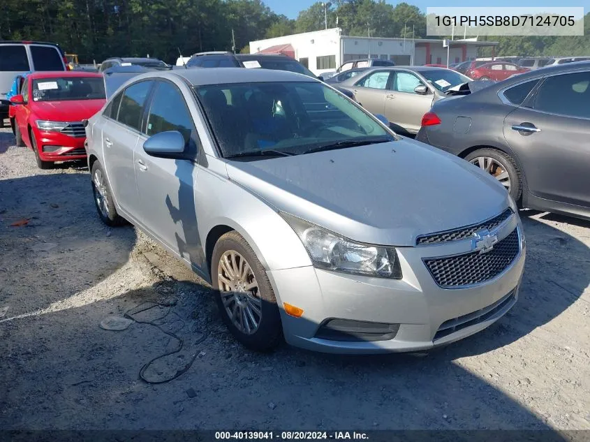 2013 Chevrolet Cruze Eco VIN: 1G1PH5SB8D7124705 Lot: 40139041