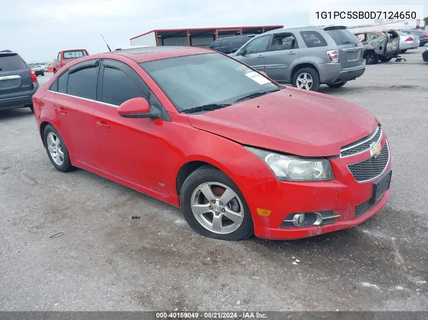 2013 Chevrolet Cruze 1Lt Auto VIN: 1G1PC5SB0D7124650 Lot: 40159049