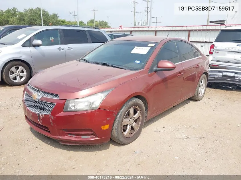 1G1PC5SB8D7159517 2013 Chevrolet Cruze 1Lt Auto