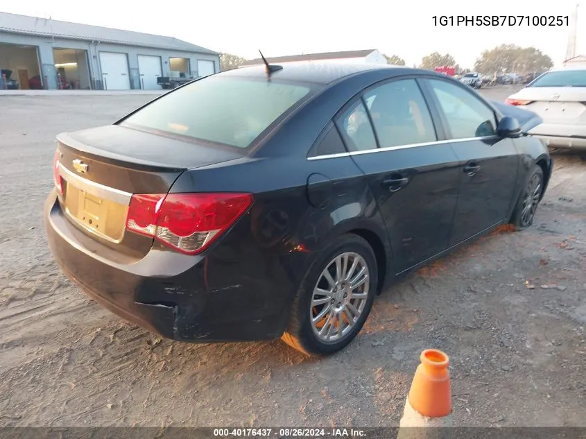 1G1PH5SB7D7100251 2013 Chevrolet Cruze Eco Auto