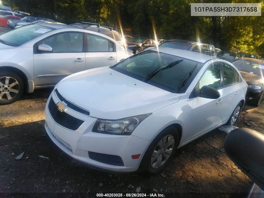 1G1PA5SH3D7317658 2013 Chevrolet Cruze Ls Auto