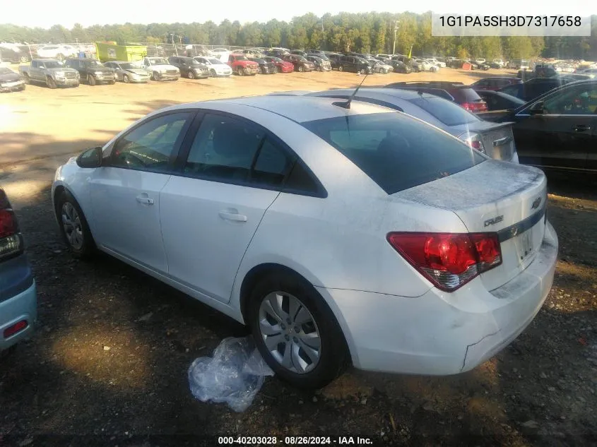 2013 Chevrolet Cruze Ls Auto VIN: 1G1PA5SH3D7317658 Lot: 40203028