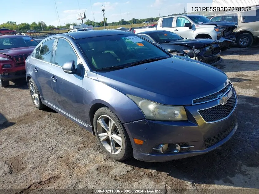 1G1PE5SB3D7278358 2013 Chevrolet Cruze 2Lt Auto