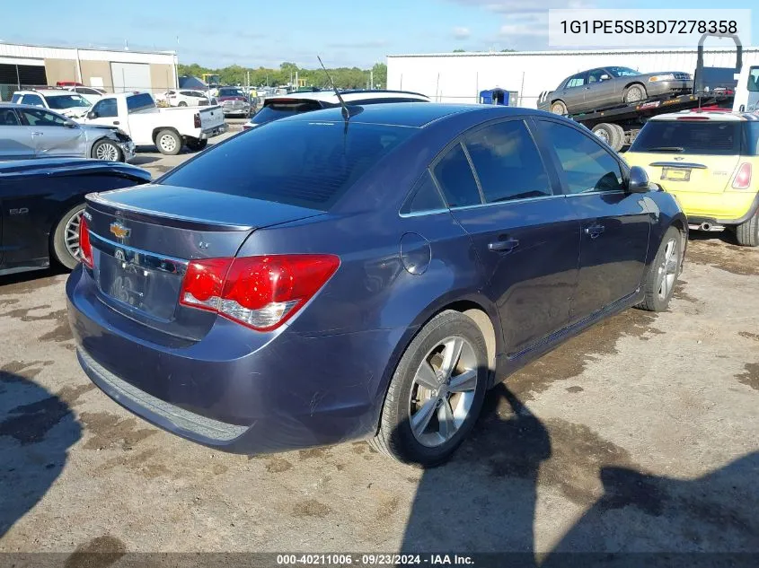 1G1PE5SB3D7278358 2013 Chevrolet Cruze 2Lt Auto