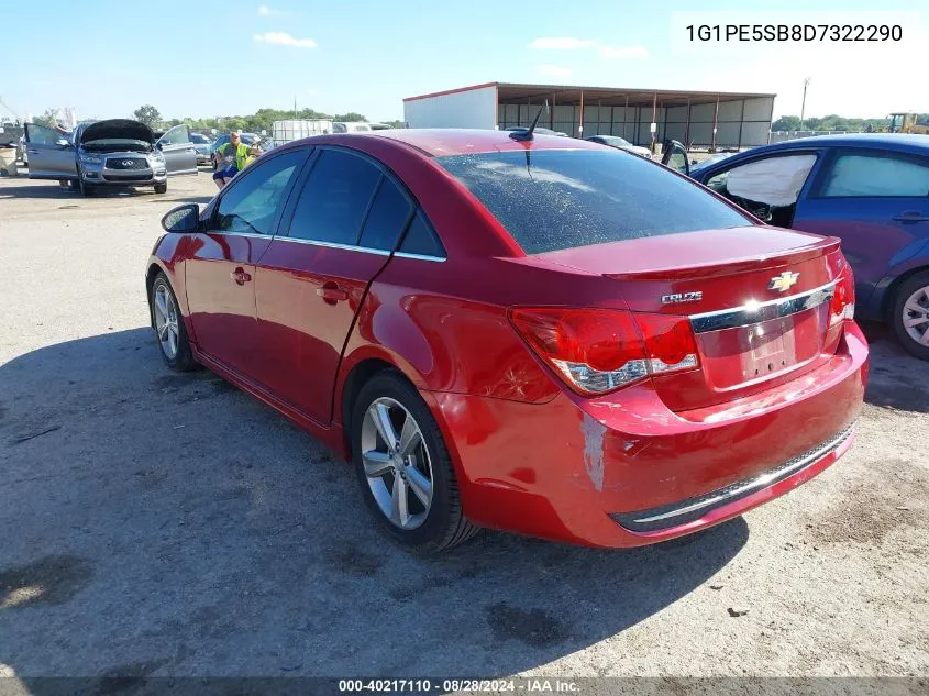 1G1PE5SB8D7322290 2013 Chevrolet Cruze 2Lt Auto