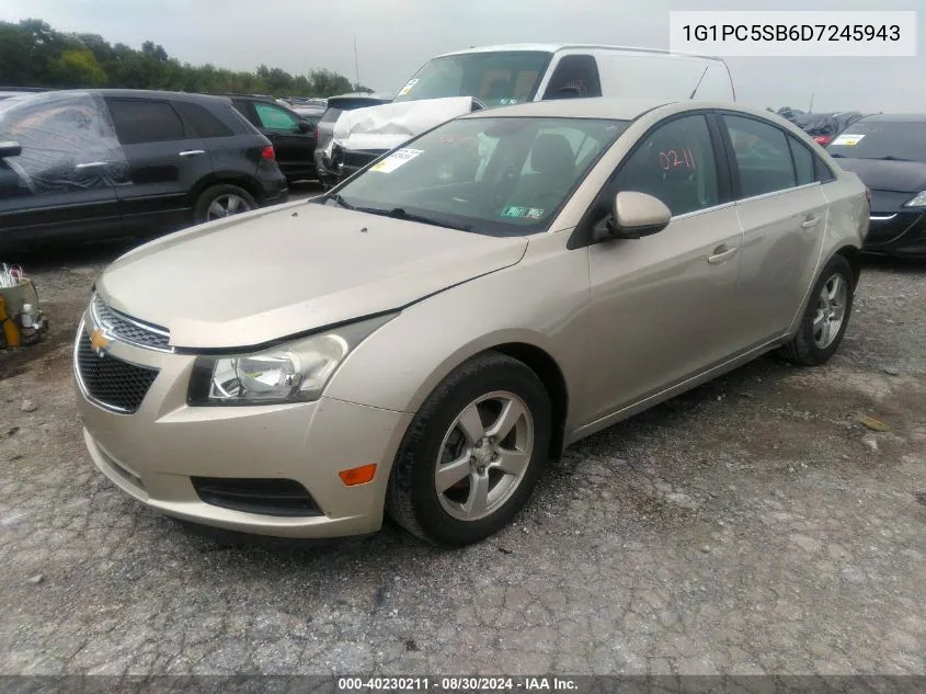 1G1PC5SB6D7245943 2013 Chevrolet Cruze 1Lt Auto