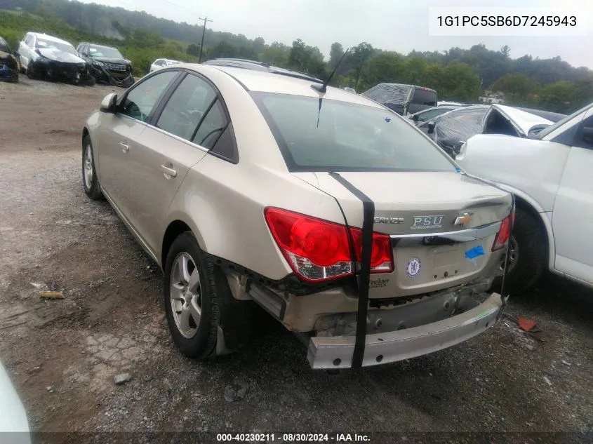 1G1PC5SB6D7245943 2013 Chevrolet Cruze 1Lt Auto