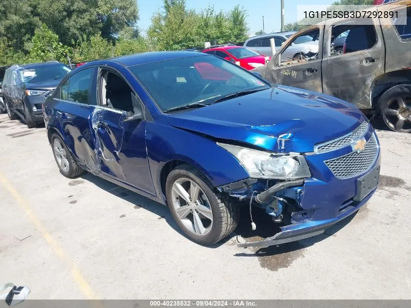 2013 Chevrolet Cruze 2Lt Auto VIN: 1G1PE5SB3D7292891 Lot: 40235532