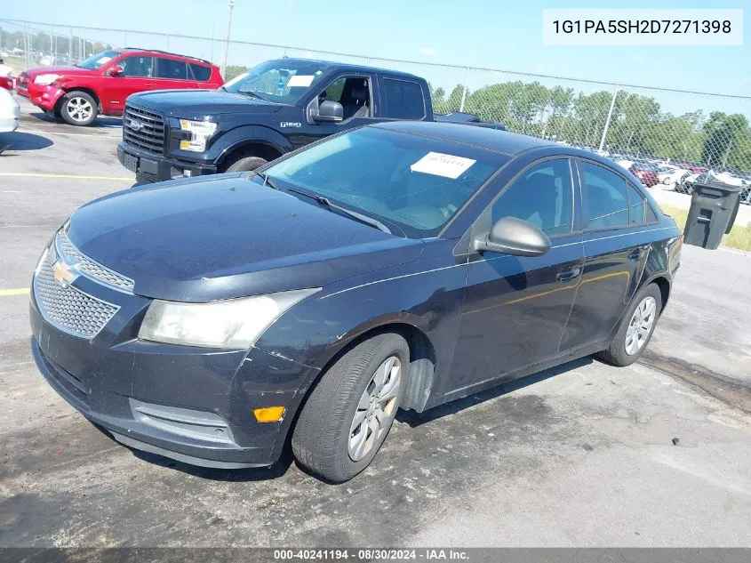 2013 Chevrolet Cruze Ls Auto VIN: 1G1PA5SH2D7271398 Lot: 40241194