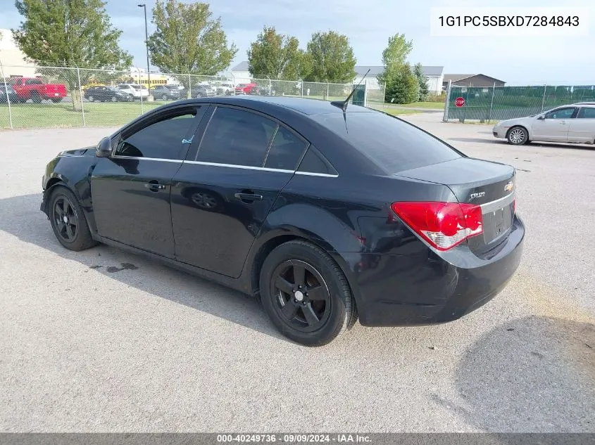 1G1PC5SBXD7284843 2013 Chevrolet Cruze 1Lt Auto