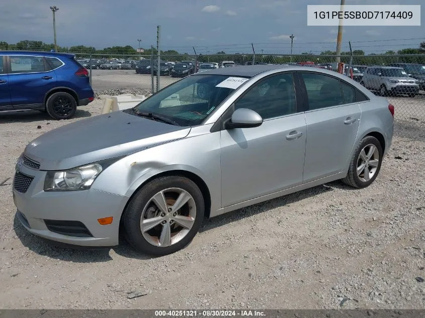 2013 Chevrolet Cruze 2Lt Auto VIN: 1G1PE5SB0D7174409 Lot: 40251321