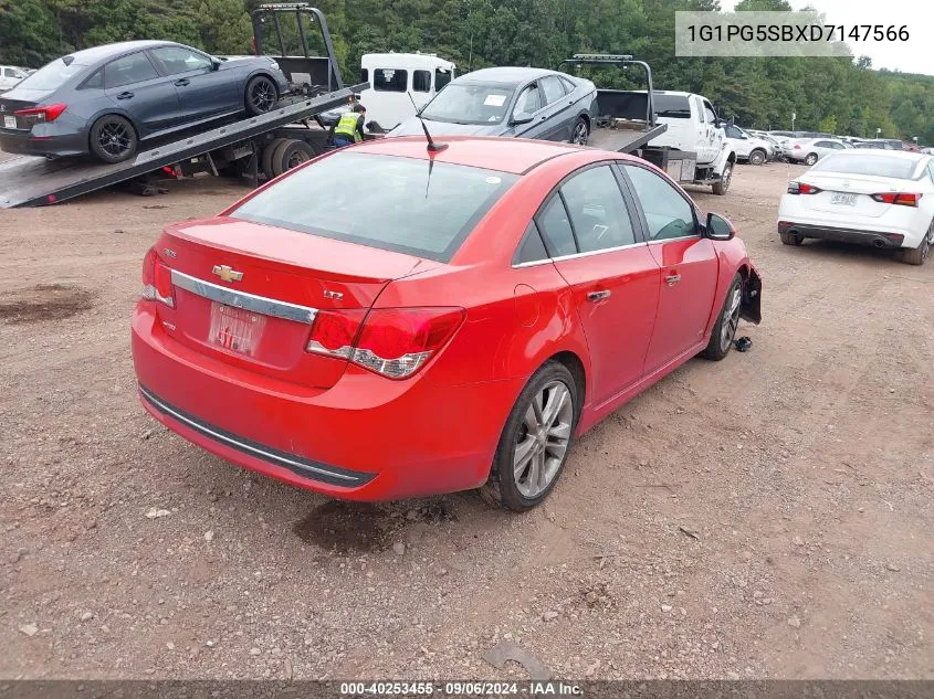 2013 Chevrolet Cruze Ltz VIN: 1G1PG5SBXD7147566 Lot: 40253455