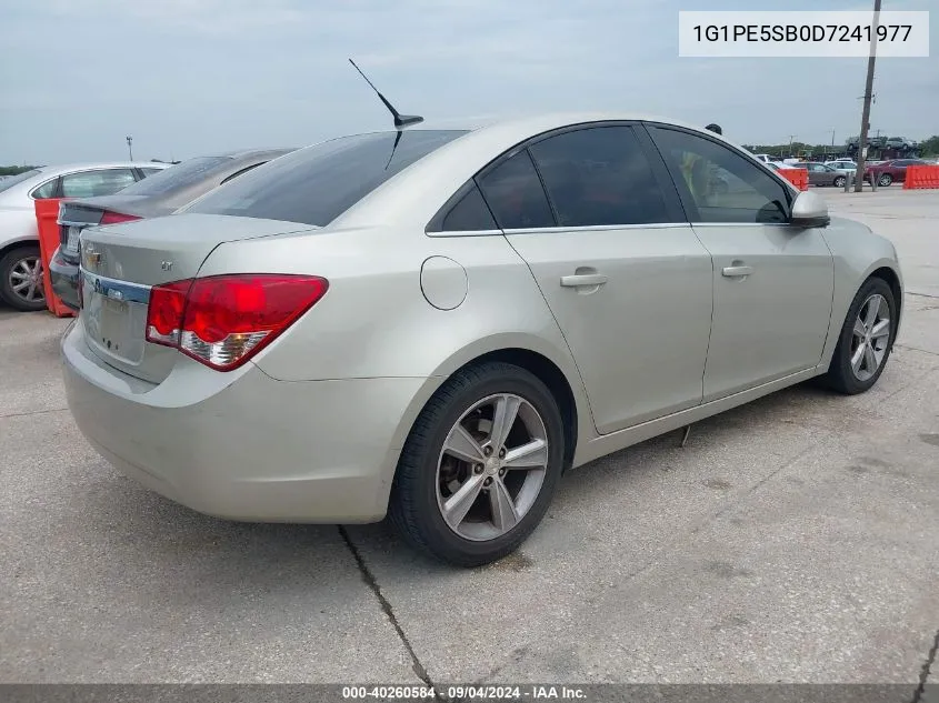 2013 Chevrolet Cruze 2Lt Auto VIN: 1G1PE5SB0D7241977 Lot: 40260584