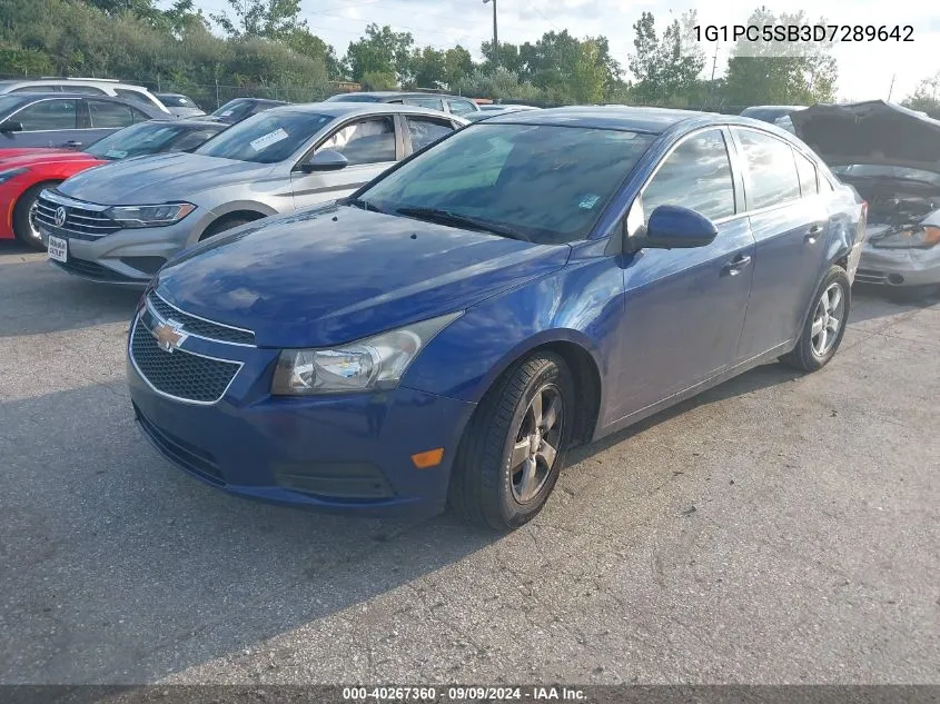 2013 Chevrolet Cruze 1Lt Auto VIN: 1G1PC5SB3D7289642 Lot: 40267360