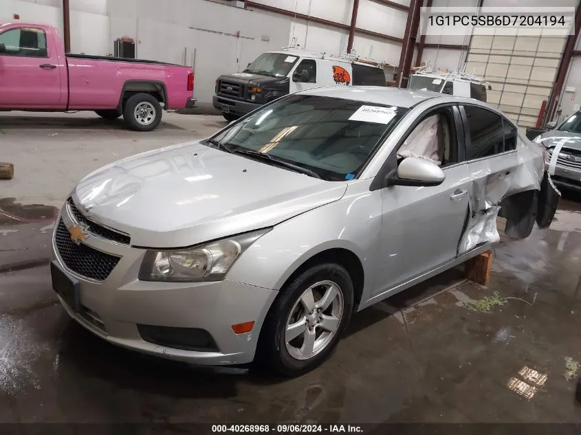 1G1PC5SB6D7204194 2013 Chevrolet Cruze 1Lt Auto