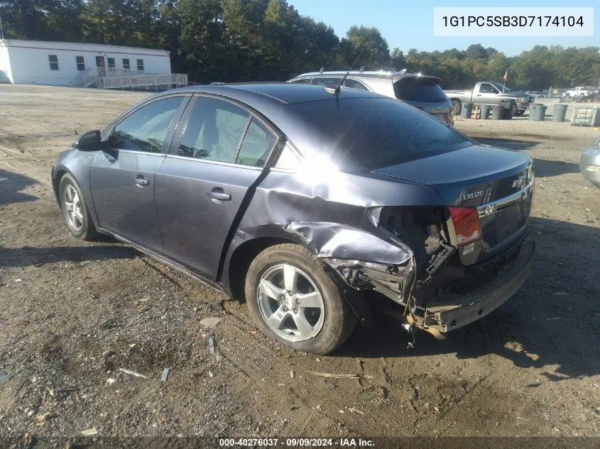 1G1PC5SB3D7174104 2013 Chevrolet Cruze 1Lt Auto