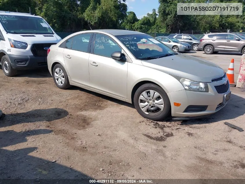 2013 Chevrolet Cruze Ls Auto VIN: 1G1PA5SG2D7191719 Lot: 40291132