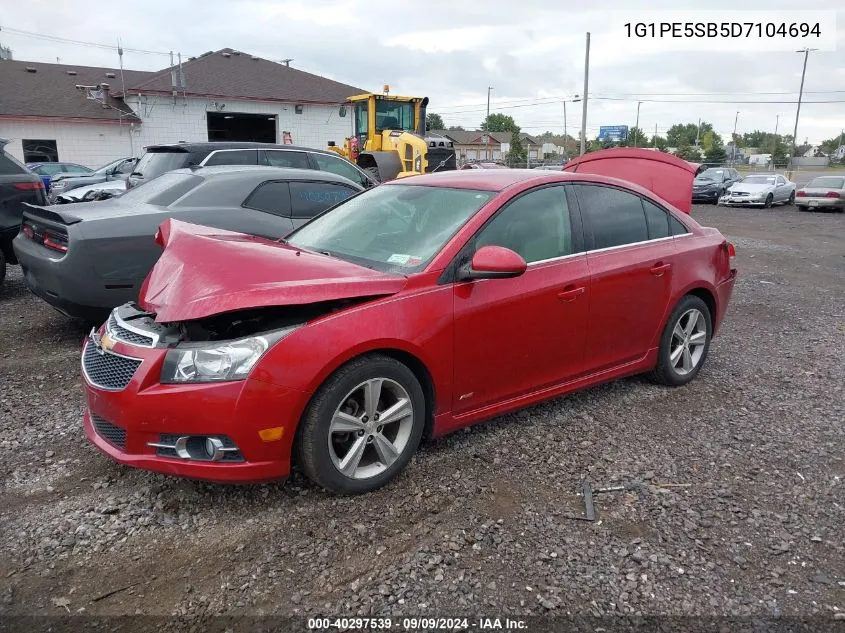 1G1PE5SB5D7104694 2013 Chevrolet Cruze 2Lt Auto