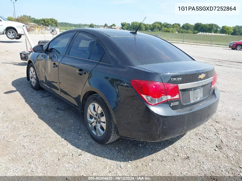 2013 Chevrolet Cruze Ls Auto VIN: 1G1PA5SGXD7252864 Lot: 40304420