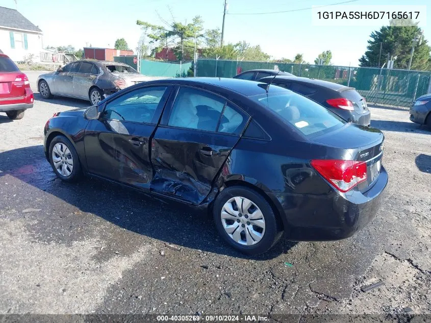 2013 Chevrolet Cruze Ls VIN: 1G1PA5SH6D7165617 Lot: 40305269