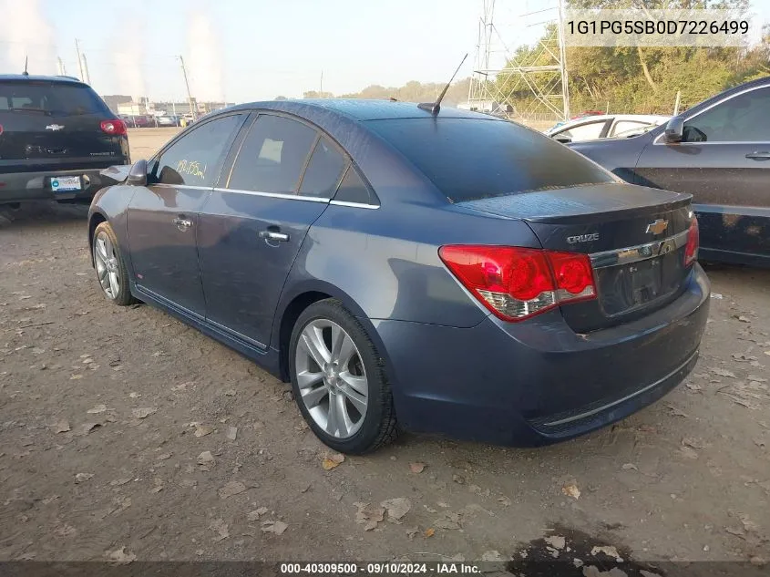 2013 Chevrolet Cruze Ltz VIN: 1G1PG5SB0D7226499 Lot: 40309500