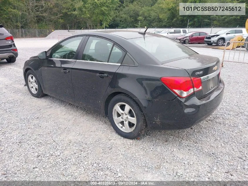 1G1PC5SB5D7245612 2013 Chevrolet Cruze 1Lt Auto