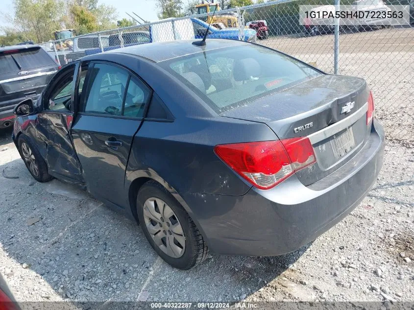 2013 Chevrolet Cruze Ls Auto VIN: 1G1PA5SH4D7223563 Lot: 40322287