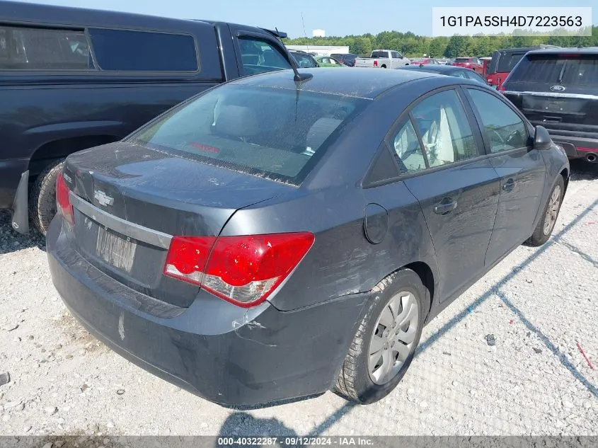 2013 Chevrolet Cruze Ls Auto VIN: 1G1PA5SH4D7223563 Lot: 40322287