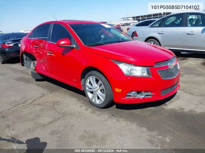 1G1PG5SB5D7104107 2013 Chevrolet Cruze Ltz