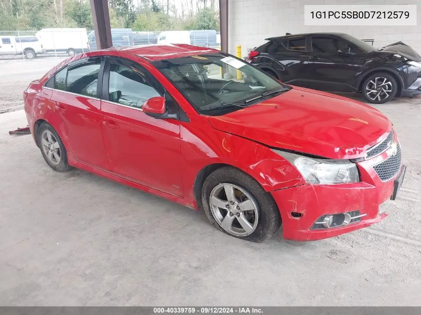 1G1PC5SB0D7212579 2013 Chevrolet Cruze 1Lt Auto