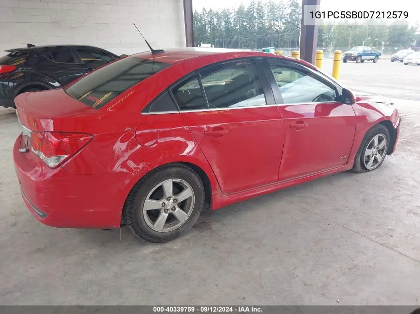 1G1PC5SB0D7212579 2013 Chevrolet Cruze 1Lt Auto