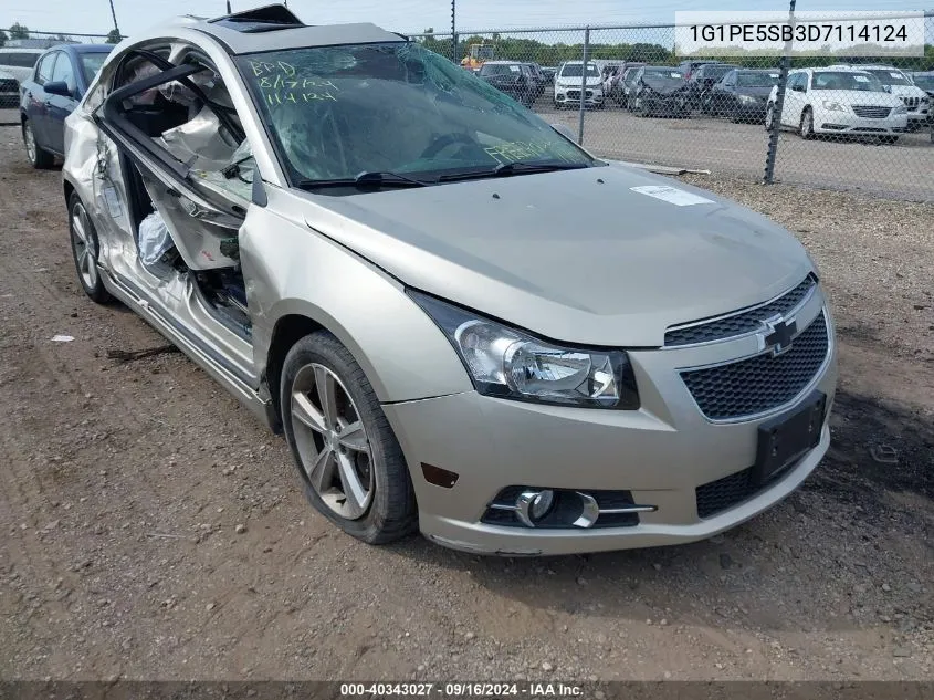 1G1PE5SB3D7114124 2013 Chevrolet Cruze 2Lt Auto