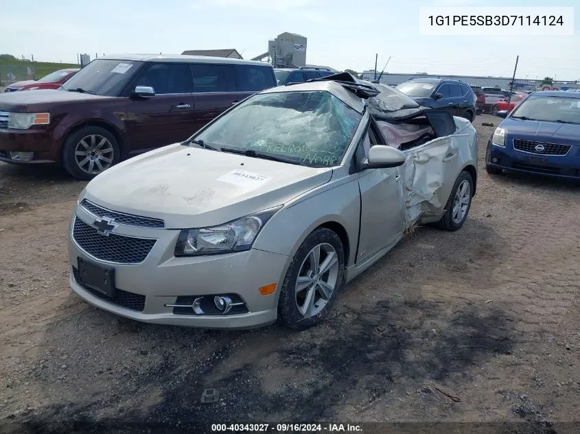 1G1PE5SB3D7114124 2013 Chevrolet Cruze 2Lt Auto