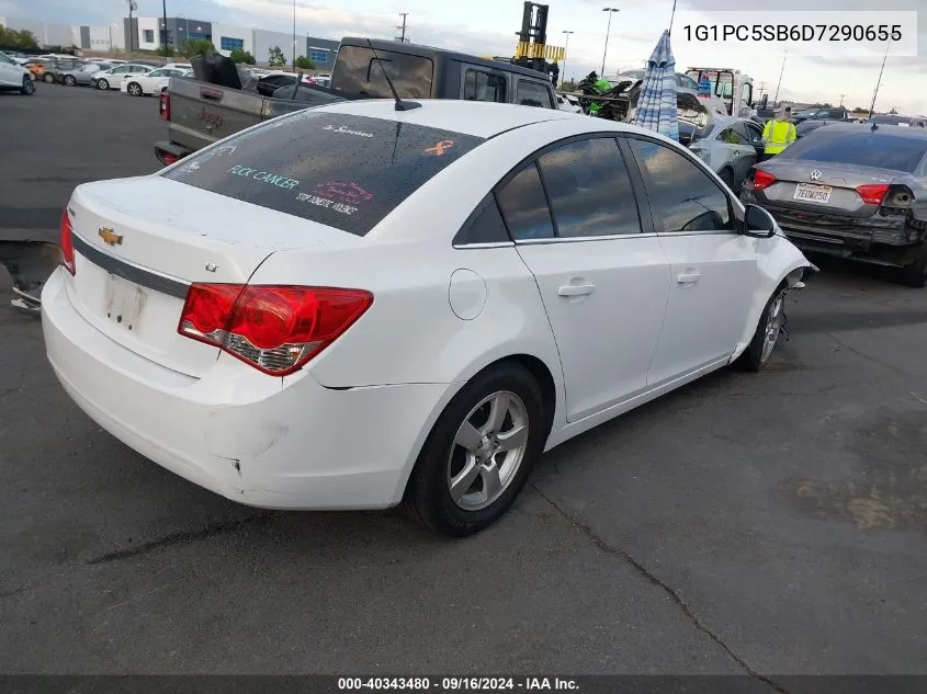 2013 Chevrolet Cruze Lt VIN: 1G1PC5SB6D7290655 Lot: 40343480