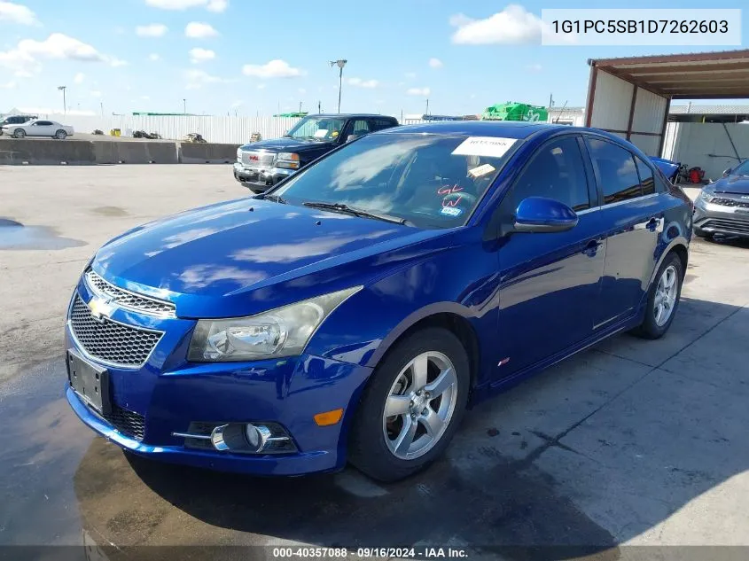 1G1PC5SB1D7262603 2013 Chevrolet Cruze 1Lt Auto