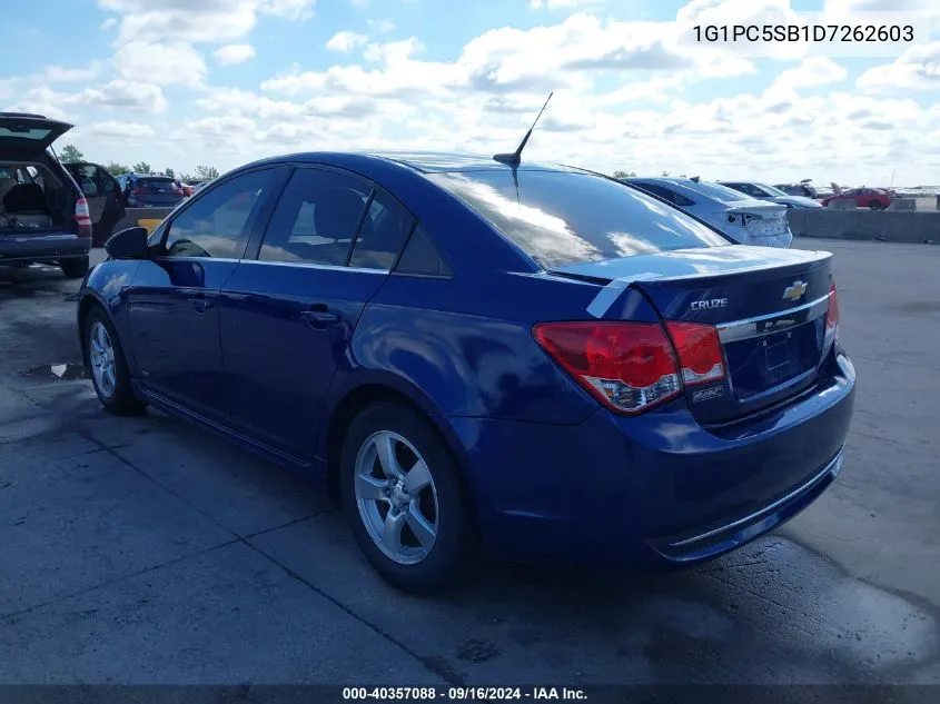 1G1PC5SB1D7262603 2013 Chevrolet Cruze 1Lt Auto