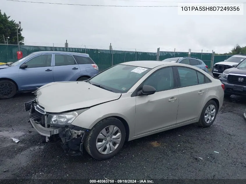 2013 Chevrolet Cruze Ls Auto VIN: 1G1PA5SH8D7249356 Lot: 40363758